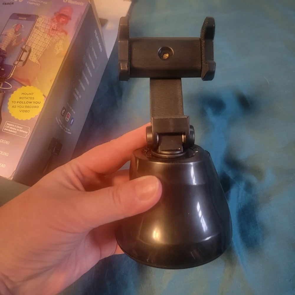 360° View Black Smartphone Mount